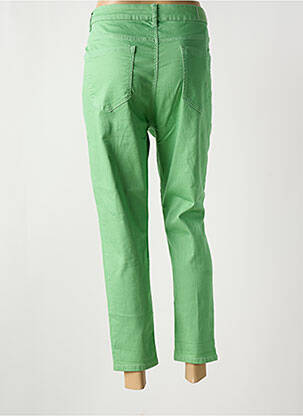 Pantalon 7/8 stretch taille normale vert BS JEANS femme