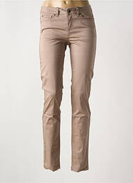 Jeans coupe slim stretch taille normale marron LES P'TITES BOMBES femme
