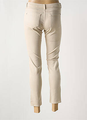 Jeans coupe slim taille basse taille basse beige KANOPE femme