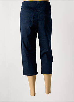 Pantacourt stretch taille normale bleu CONCEPT K femme