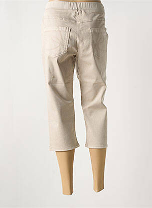 Pantacourt stretch taille normale beige CONCEPT K femme