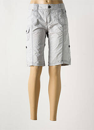 Corsaire tissage popeline taille normale gris MEXX femme