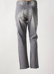 Jeans coupe slim gris ROSE PLAYER pour femme seconde vue