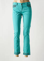 Pantalon 7/8 bleu KANOPE pour femme seconde vue