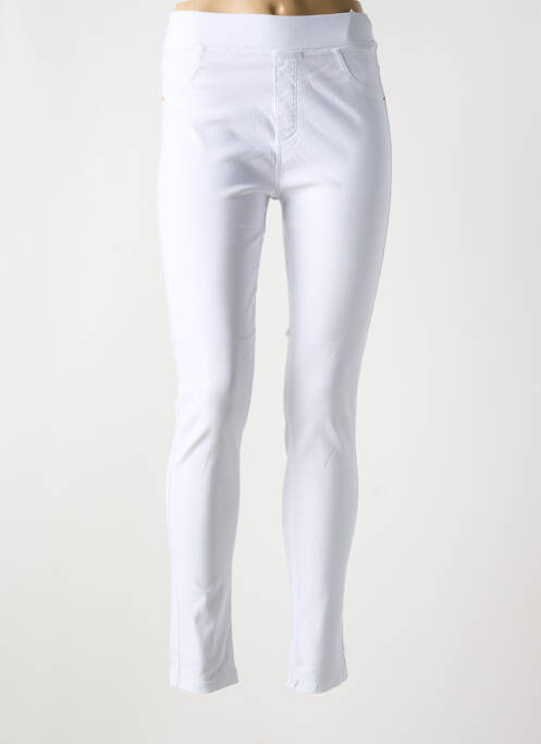 Jegging taille haute taille haute blanc CHRISTY femme