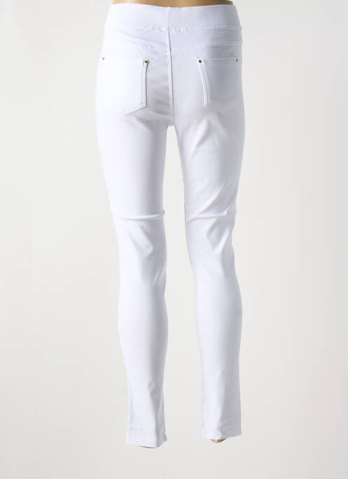 Jegging taille haute taille haute blanc CHRISTY femme