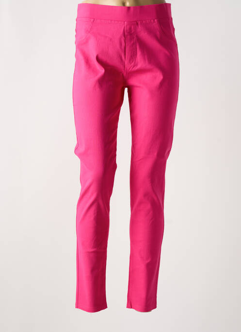Jegging taille haute taille haute rose CHRISTY femme