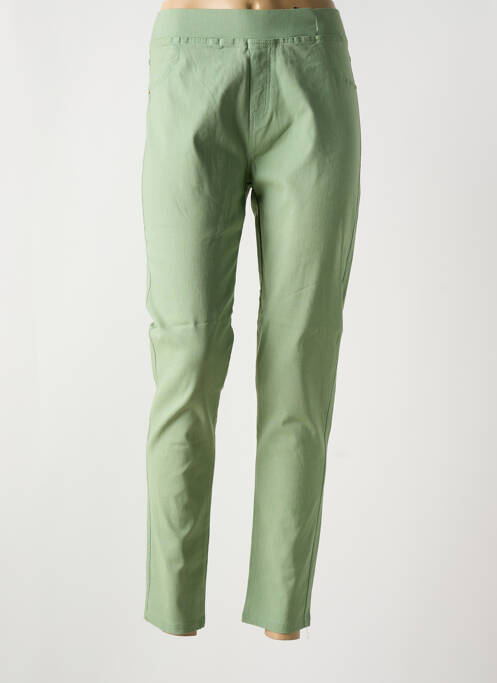 Jegging taille haute taille haute vert CHRISTY femme