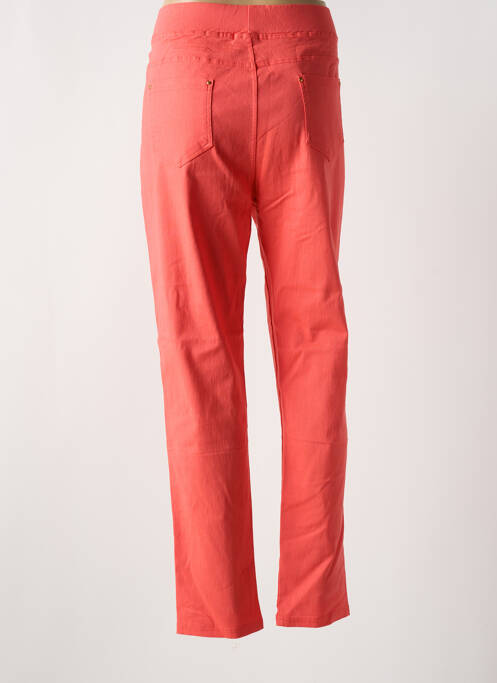 Jegging taille haute taille haute orange clair CHRISTY femme