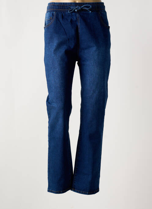 Jeans coupe slim stretch taille normale bleu BS JEANS femme