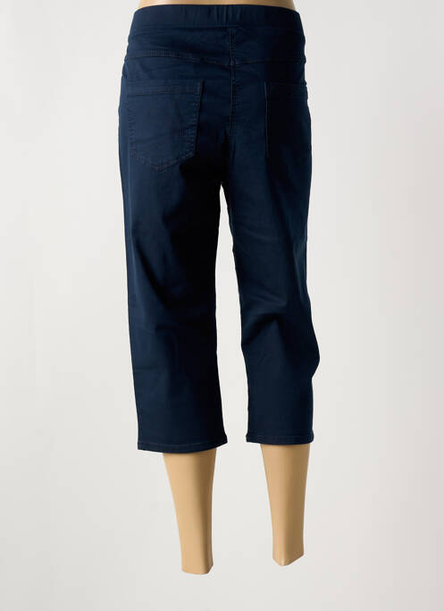 Pantacourt stretch taille normale bleu CONCEPT K femme