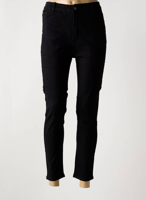 Jeans coupe slim noir CHRISTY pour femme