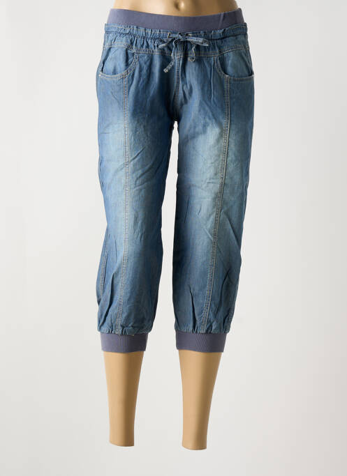 Pantacourt bleu MISS CHIC pour femme