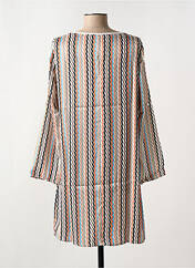 Robe courte blanc ARELINE pour femme seconde vue