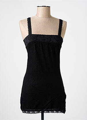 Top stretch fines bretelles noir VERO MODA femme