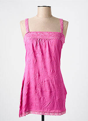 Top tissage jersey fines bretelles rose VERO MODA femme