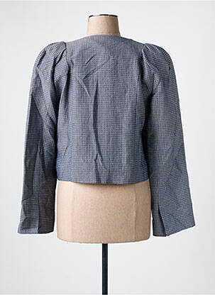 Veste casual col rond bleu LES PETITES... femme