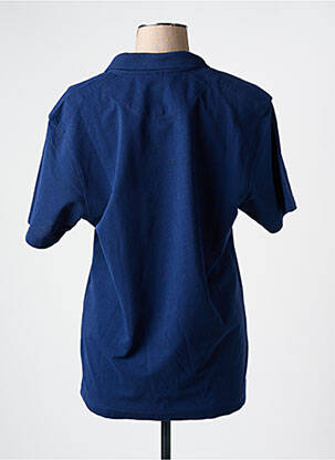 Polo stretch manches courtes bleu BP femme