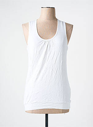 Débardeur stretch sans manche beige BLACK LABEL femme