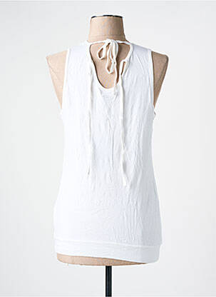 Débardeur stretch sans manche beige BLACK LABEL femme