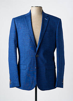Blazer tissage chiné bleu MONSIEUR HECTOR homme