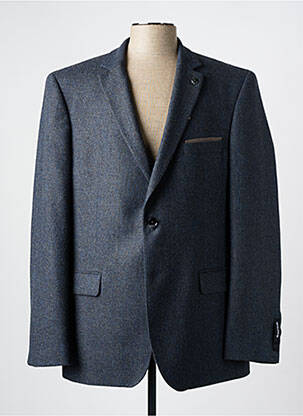 Blazer tissage chiné gris BRUNO SAINT HILAIRE homme