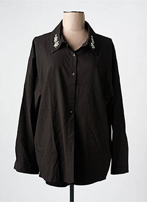 Chemisier noir POMME ROUGE pour femme