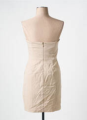 Robe courte beige BCBGMAXAZRIA pour femme seconde vue