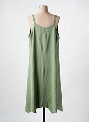 Robe mi-longue vert 2W PARIS pour femme seconde vue