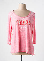 T-shirt rose STREET ONE pour femme seconde vue