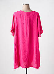 Tunique manches courtes rose 2W PARIS pour femme seconde vue