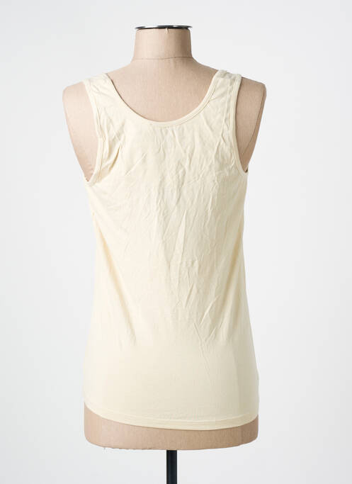 Débardeur stretch sans manche beige BLACK LABEL femme