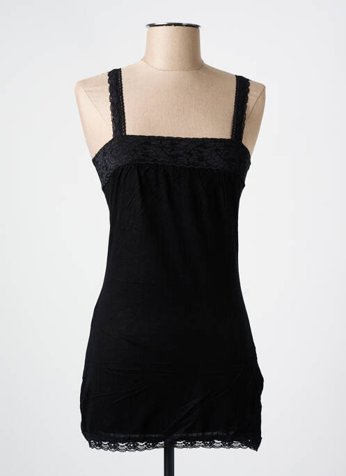 Top tissage jersey fines bretelles noir VERO MODA femme