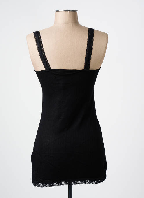 Top tissage jersey fines bretelles noir VERO MODA femme