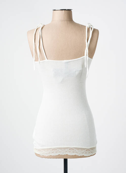 Top stretch fines bretelles beige ONLY femme