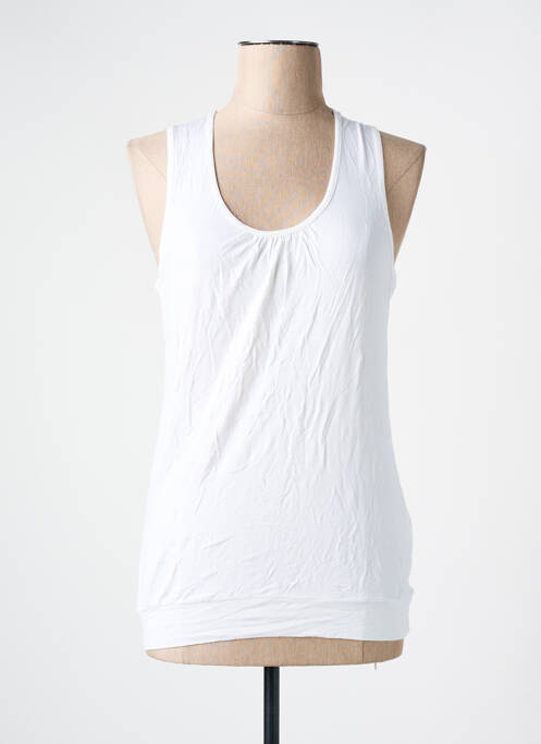 Débardeur stretch sans manche beige BLACK LABEL femme