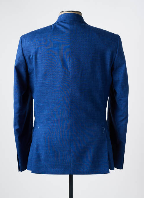 Blazer tissage chiné bleu MONSIEUR HECTOR homme