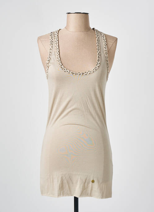 Débardeur beige LES P'TITES BOMBES pour femme