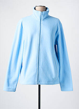 Polaire poches bleu KARIBAN femme