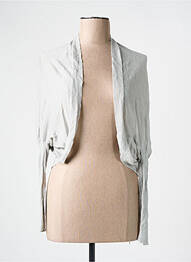 Gilet manches longues manches longues gris LILI LOVELY femme