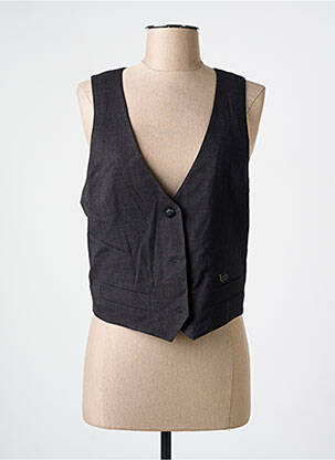 Gilet sans manche doublure gris LPB femme