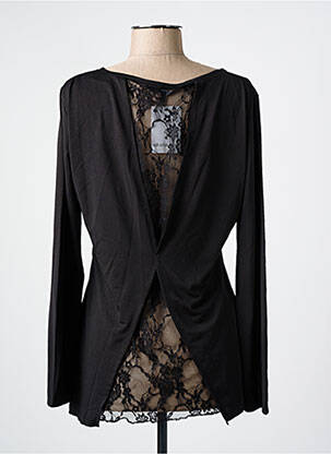 Top stretch manches longues noir AKELA KEY femme