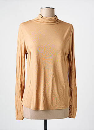 T-shirt manches longues manches longues marron KANOPE femme