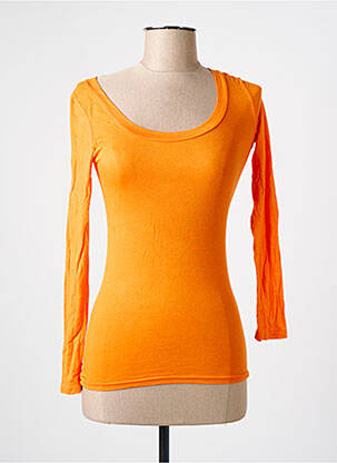 T-shirt manches longues manches longues orange LOONA femme