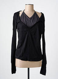 T-shirt manches longues manches longues noir ONLY femme