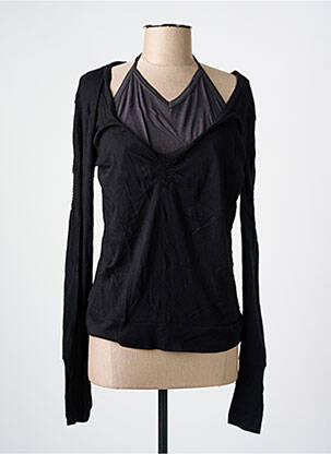 T-shirt manches longues manches longues noir ONLY femme