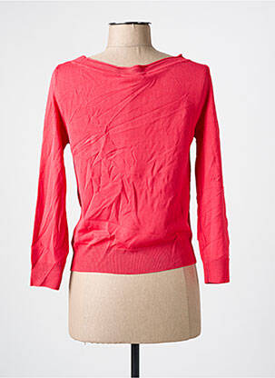 Pull coupe droite manches longues rose RINASCIMENTO femme