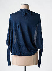 Gilet manches longues bleu LILI LOVELY pour femme seconde vue