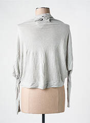 Gilet manches longues gris LILI LOVELY pour femme seconde vue