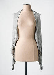 Gilet manches longues gris RINASCIMENTO pour femme seconde vue